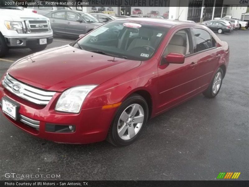 Redfire Metallic / Camel 2007 Ford Fusion SE