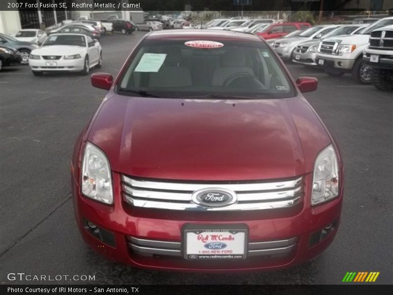 Redfire Metallic / Camel 2007 Ford Fusion SE