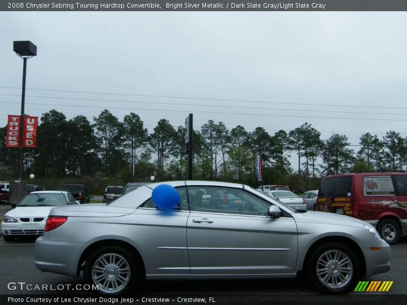 Bright Silver Metallic / Dark Slate Gray/Light Slate Gray 2008 Chrysler Sebring Touring Hardtop Convertible