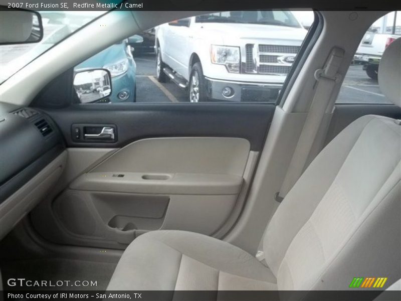 Redfire Metallic / Camel 2007 Ford Fusion SE