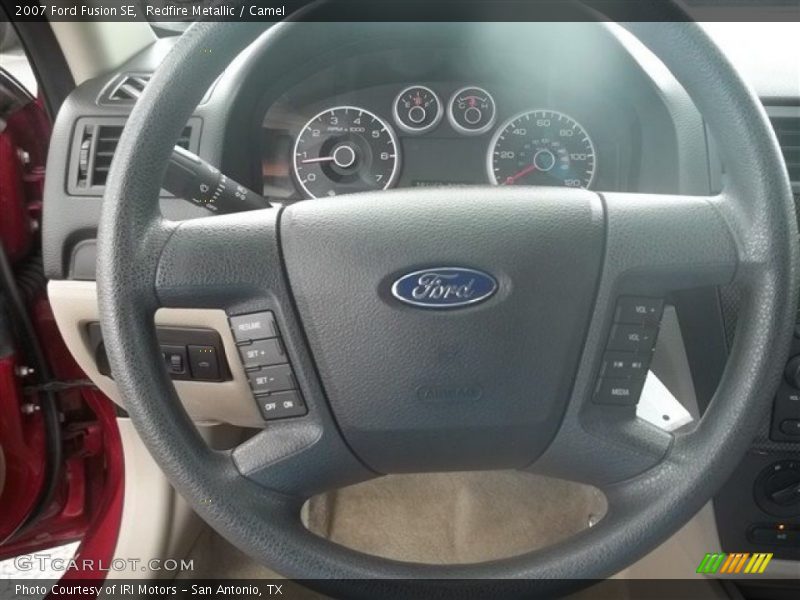 Redfire Metallic / Camel 2007 Ford Fusion SE