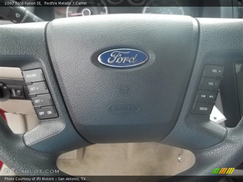 Redfire Metallic / Camel 2007 Ford Fusion SE