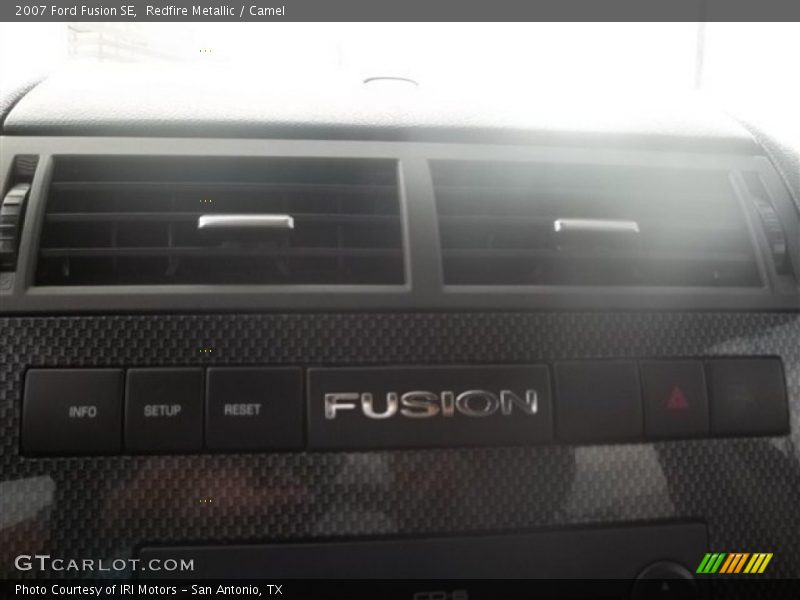 Redfire Metallic / Camel 2007 Ford Fusion SE