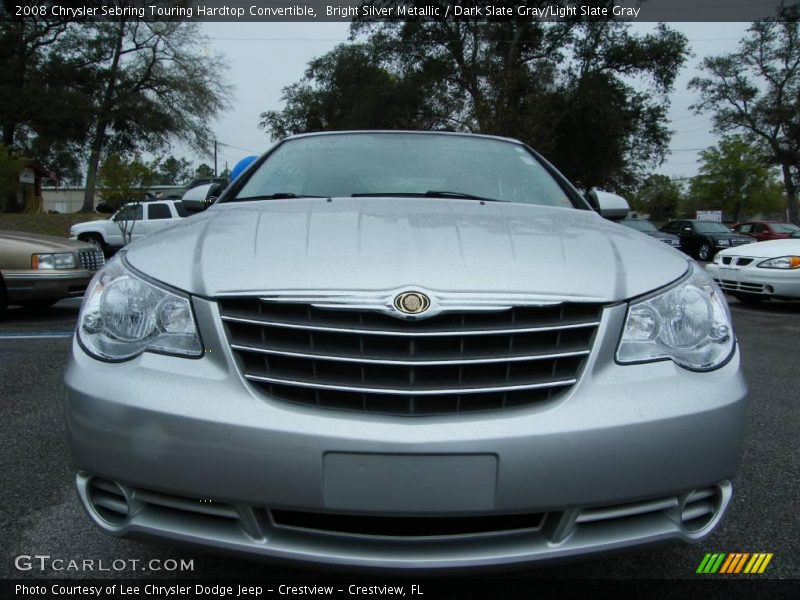 Bright Silver Metallic / Dark Slate Gray/Light Slate Gray 2008 Chrysler Sebring Touring Hardtop Convertible