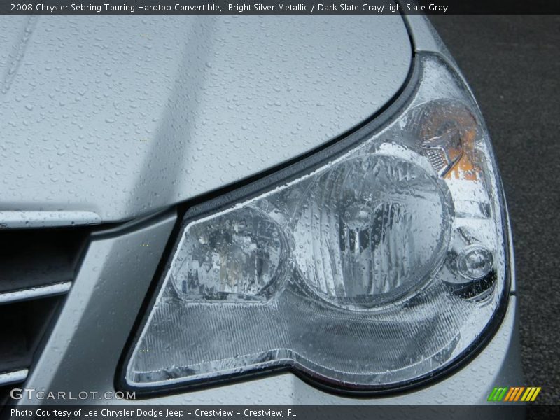 Bright Silver Metallic / Dark Slate Gray/Light Slate Gray 2008 Chrysler Sebring Touring Hardtop Convertible