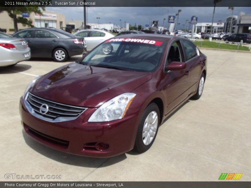 Tuscan Sun / Charcoal 2011 Nissan Altima 2.5 S
