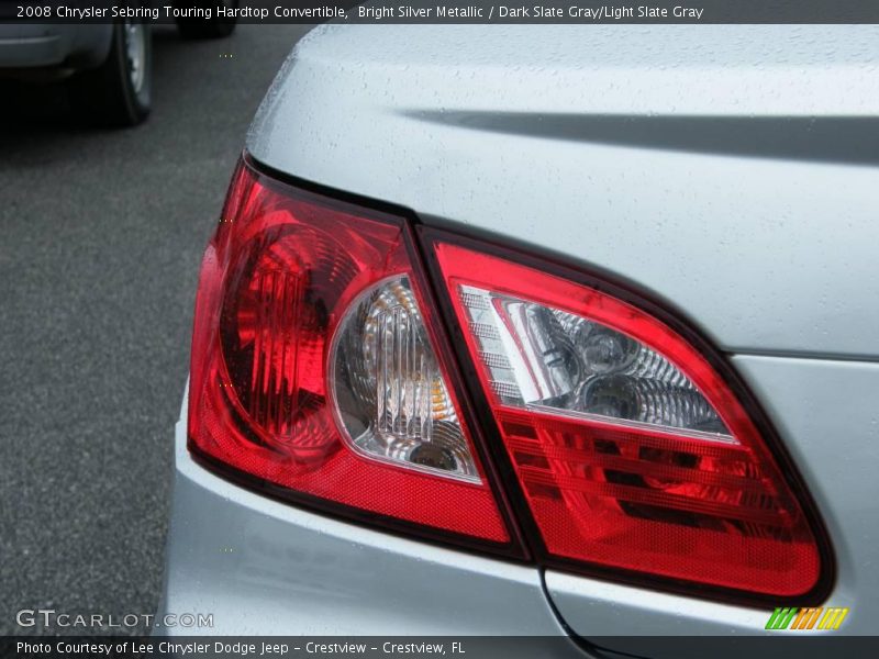 Bright Silver Metallic / Dark Slate Gray/Light Slate Gray 2008 Chrysler Sebring Touring Hardtop Convertible