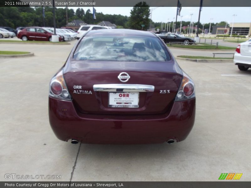 Tuscan Sun / Charcoal 2011 Nissan Altima 2.5 S