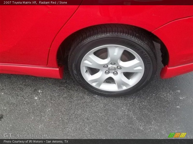 Radiant Red / Stone 2007 Toyota Matrix XR