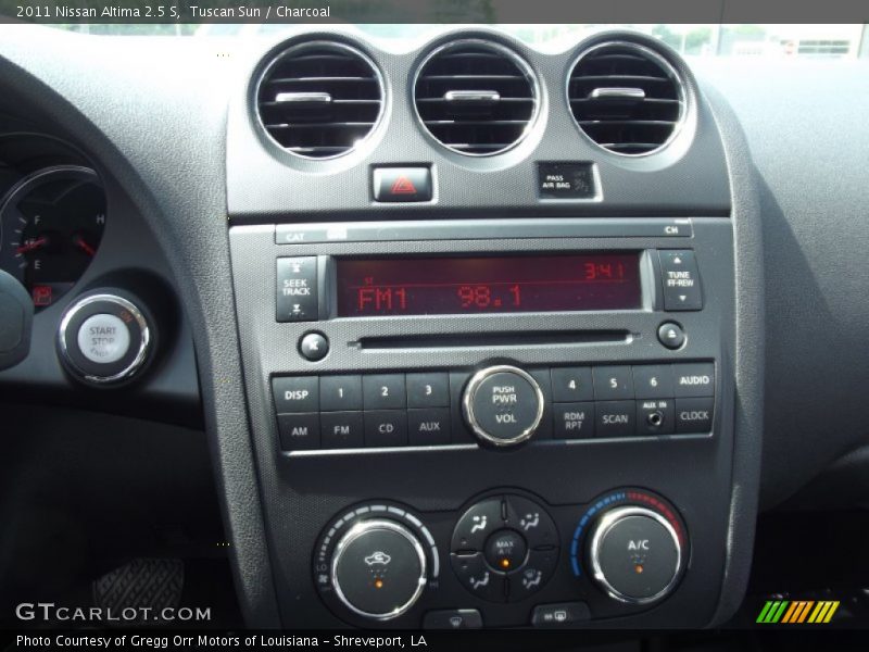 Tuscan Sun / Charcoal 2011 Nissan Altima 2.5 S