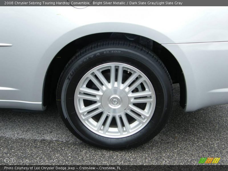 Bright Silver Metallic / Dark Slate Gray/Light Slate Gray 2008 Chrysler Sebring Touring Hardtop Convertible