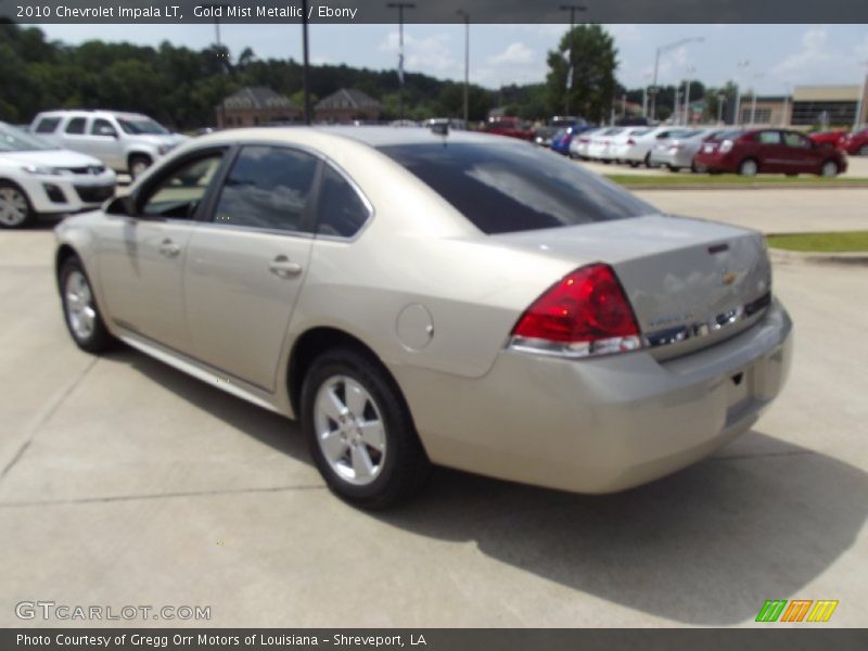 Gold Mist Metallic / Ebony 2010 Chevrolet Impala LT
