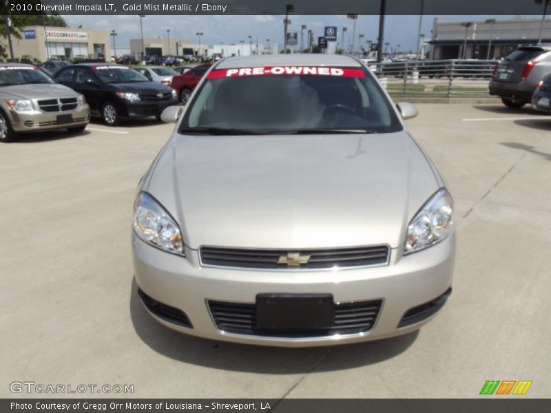Gold Mist Metallic / Ebony 2010 Chevrolet Impala LT