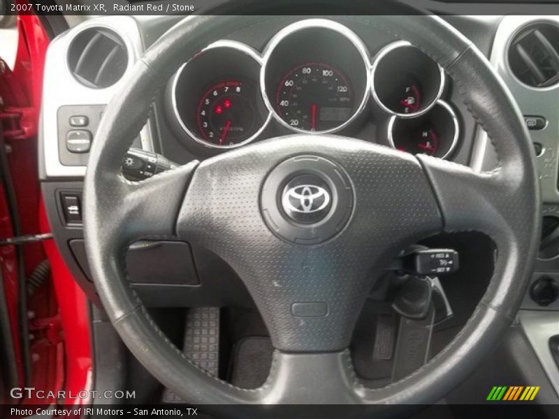 Radiant Red / Stone 2007 Toyota Matrix XR