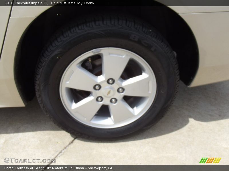 Gold Mist Metallic / Ebony 2010 Chevrolet Impala LT