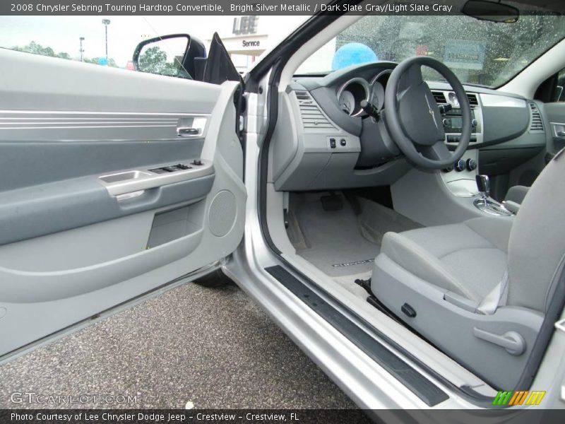 Bright Silver Metallic / Dark Slate Gray/Light Slate Gray 2008 Chrysler Sebring Touring Hardtop Convertible