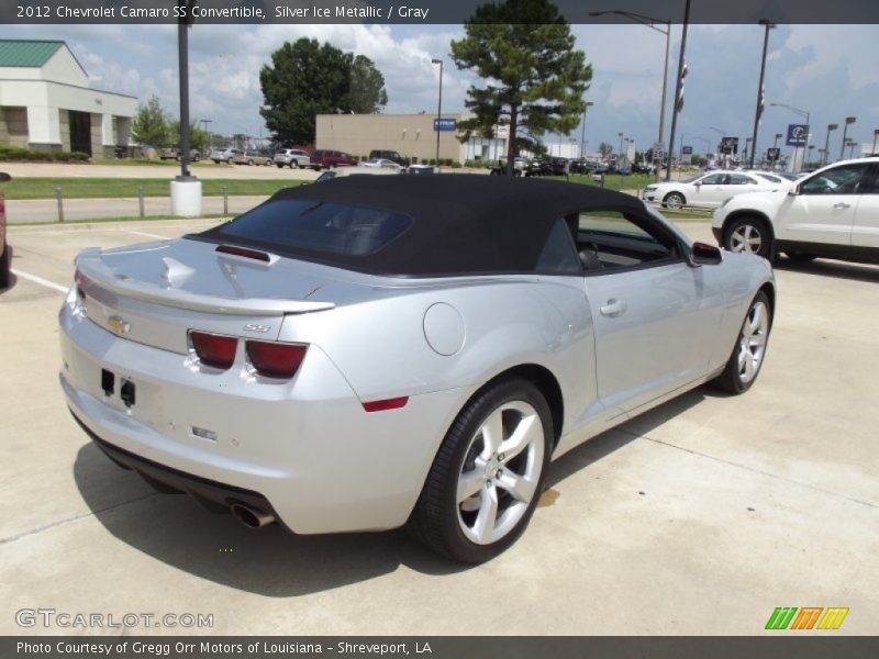 Silver Ice Metallic / Gray 2012 Chevrolet Camaro SS Convertible