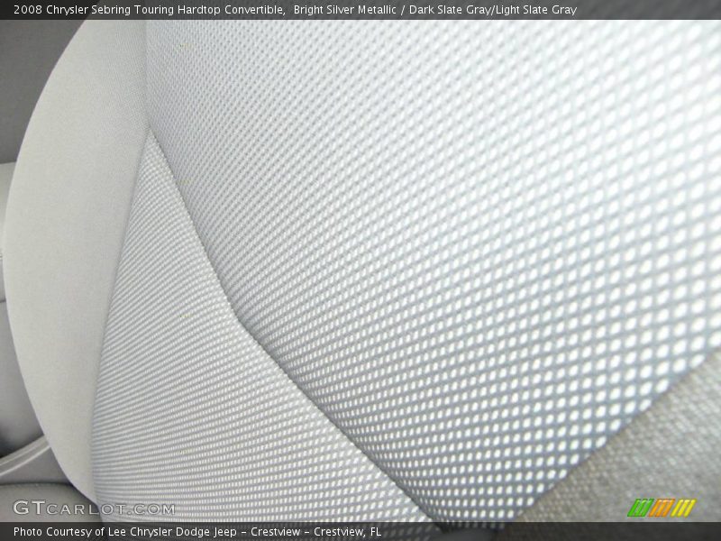 Bright Silver Metallic / Dark Slate Gray/Light Slate Gray 2008 Chrysler Sebring Touring Hardtop Convertible