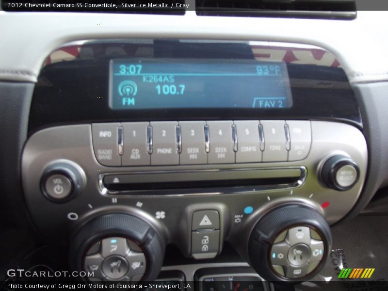 Silver Ice Metallic / Gray 2012 Chevrolet Camaro SS Convertible