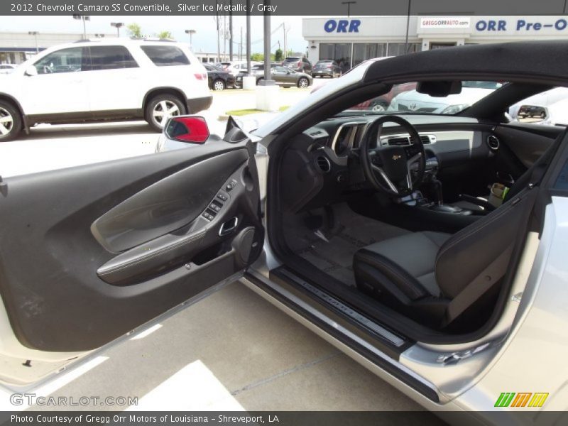 Silver Ice Metallic / Gray 2012 Chevrolet Camaro SS Convertible