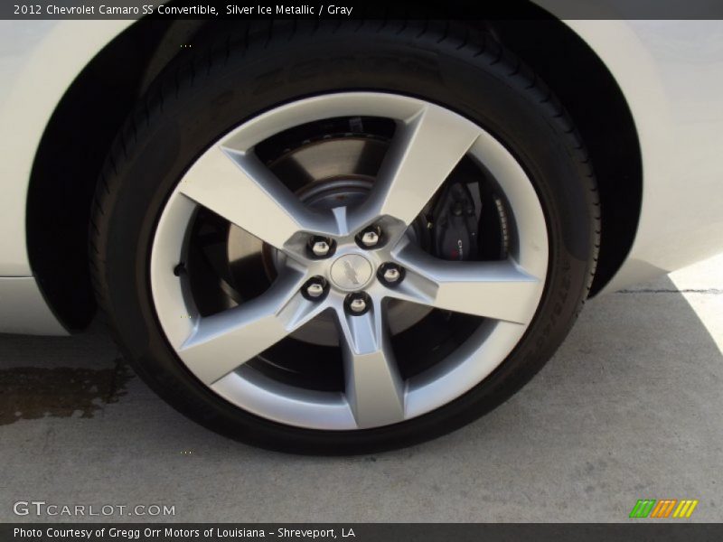Silver Ice Metallic / Gray 2012 Chevrolet Camaro SS Convertible