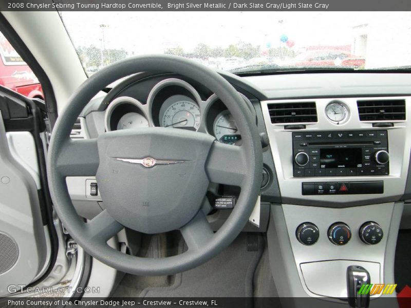 Bright Silver Metallic / Dark Slate Gray/Light Slate Gray 2008 Chrysler Sebring Touring Hardtop Convertible