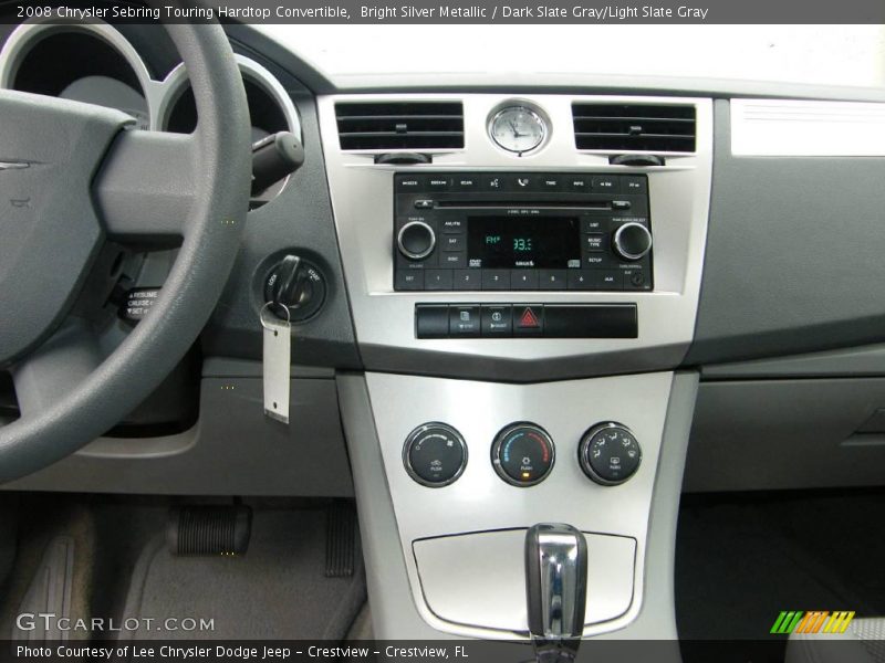 Bright Silver Metallic / Dark Slate Gray/Light Slate Gray 2008 Chrysler Sebring Touring Hardtop Convertible
