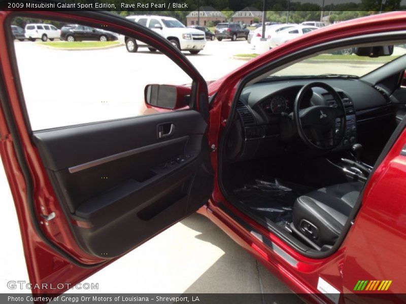 Rave Red Pearl / Black 2009 Mitsubishi Galant Sport Edition