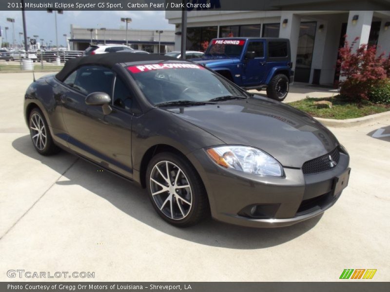 Carbon Pearl / Dark Charcoal 2011 Mitsubishi Eclipse Spyder GS Sport