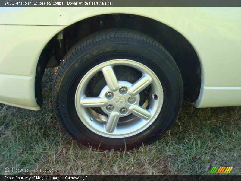 Dover White Pearl / Beige 2001 Mitsubishi Eclipse RS Coupe