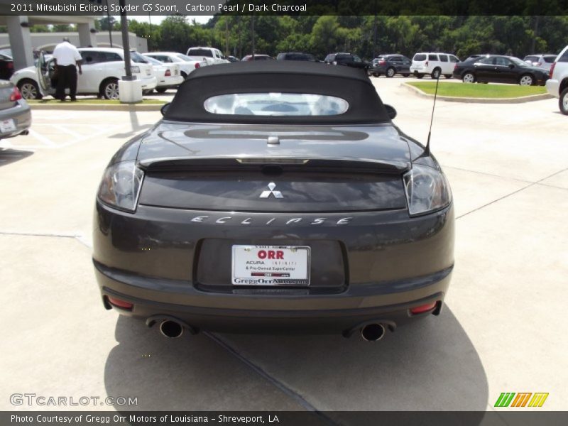 Carbon Pearl / Dark Charcoal 2011 Mitsubishi Eclipse Spyder GS Sport