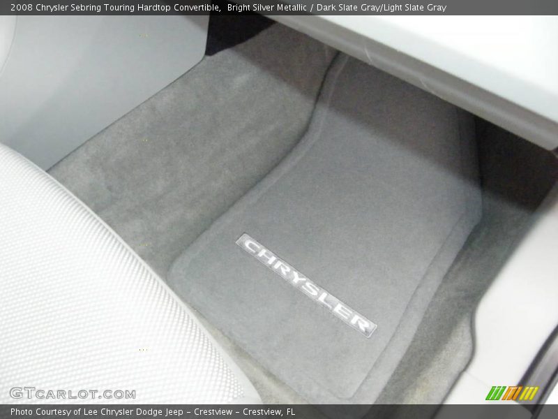 Bright Silver Metallic / Dark Slate Gray/Light Slate Gray 2008 Chrysler Sebring Touring Hardtop Convertible