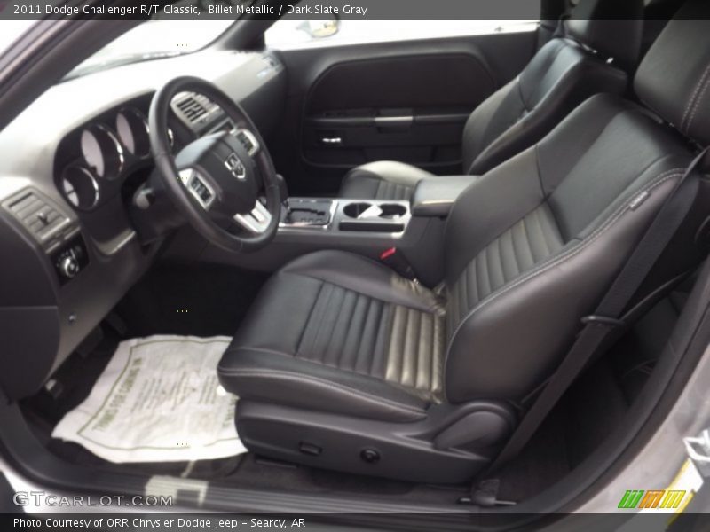  2011 Challenger R/T Classic Dark Slate Gray Interior
