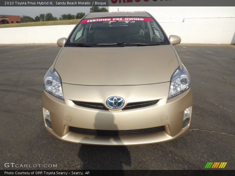 Sandy Beach Metallic / Bisque 2010 Toyota Prius Hybrid III