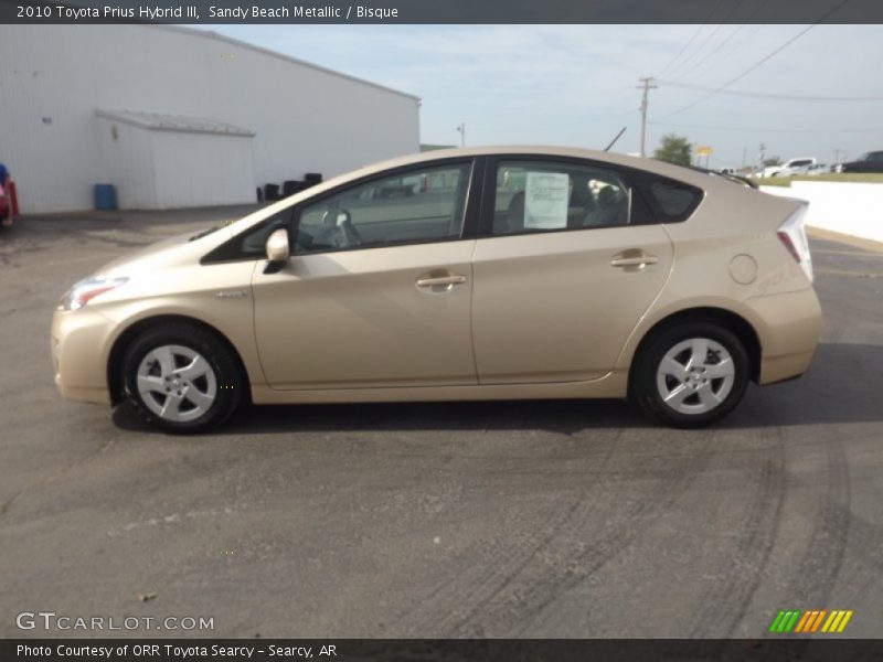 Sandy Beach Metallic / Bisque 2010 Toyota Prius Hybrid III