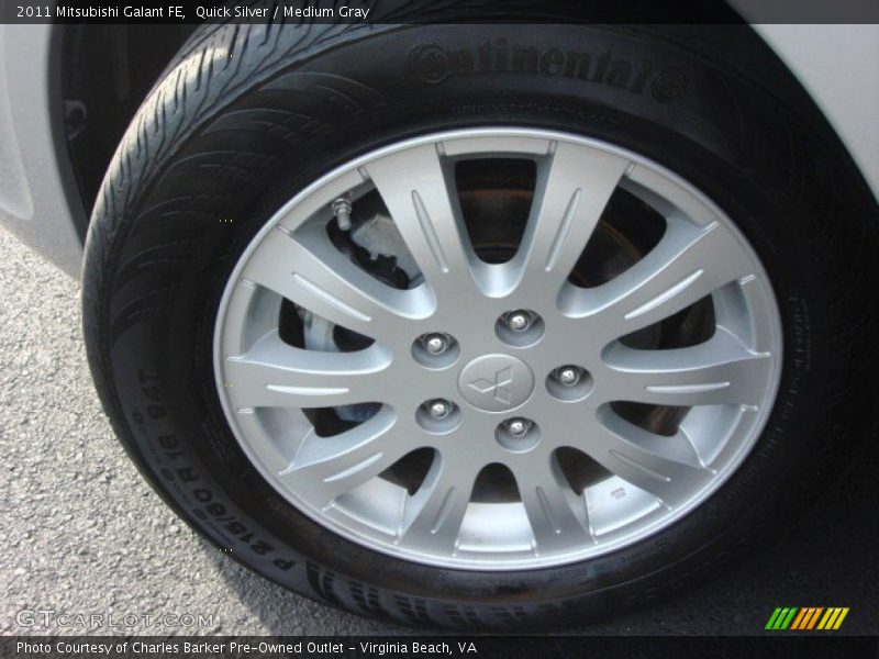 Quick Silver / Medium Gray 2011 Mitsubishi Galant FE