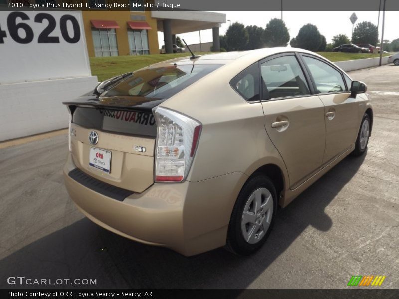 Sandy Beach Metallic / Bisque 2010 Toyota Prius Hybrid III