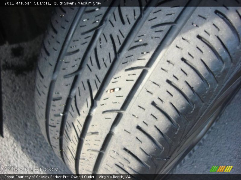 Quick Silver / Medium Gray 2011 Mitsubishi Galant FE
