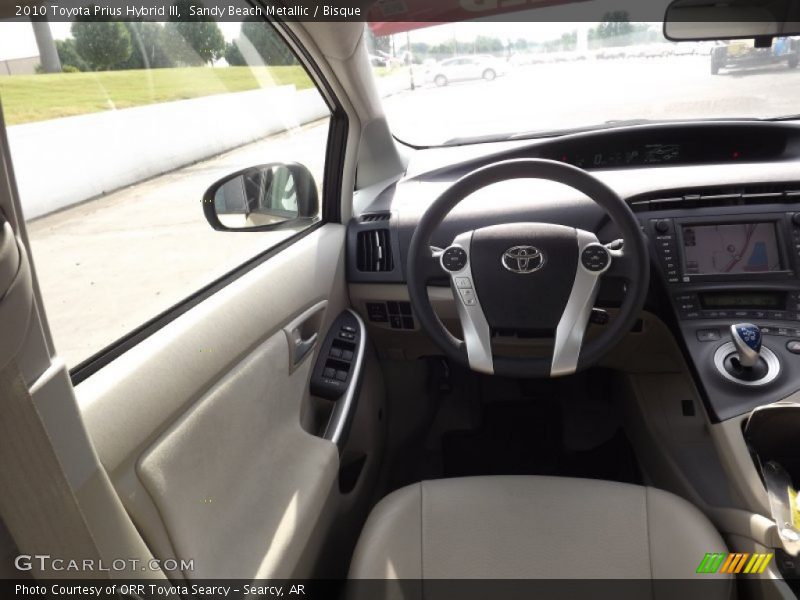 Sandy Beach Metallic / Bisque 2010 Toyota Prius Hybrid III