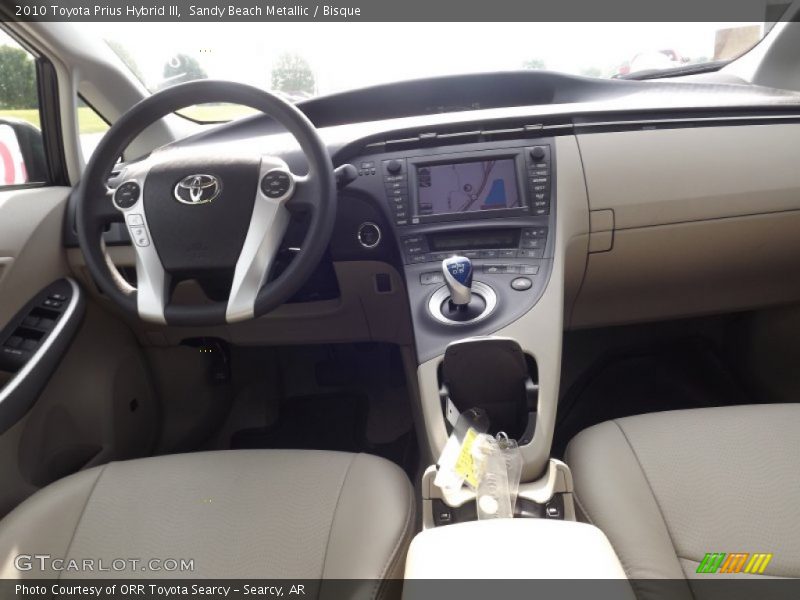 Sandy Beach Metallic / Bisque 2010 Toyota Prius Hybrid III