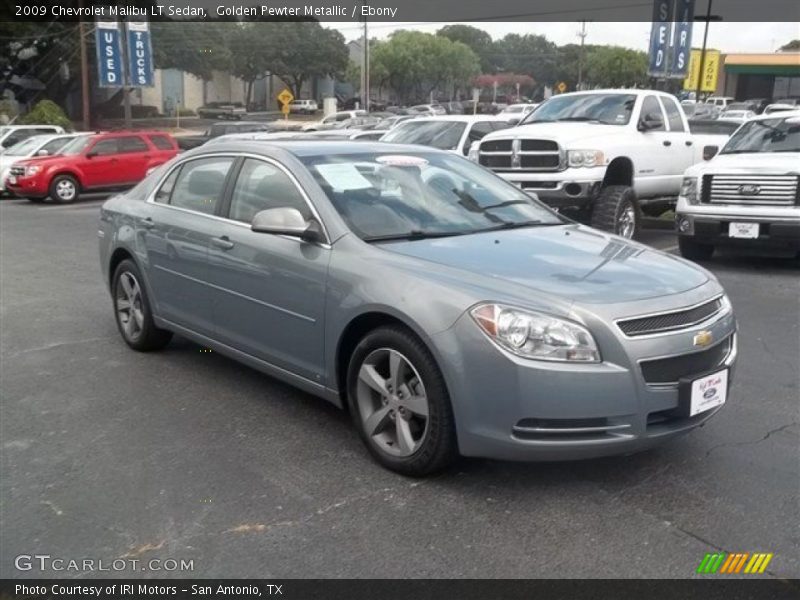 Golden Pewter Metallic / Ebony 2009 Chevrolet Malibu LT Sedan