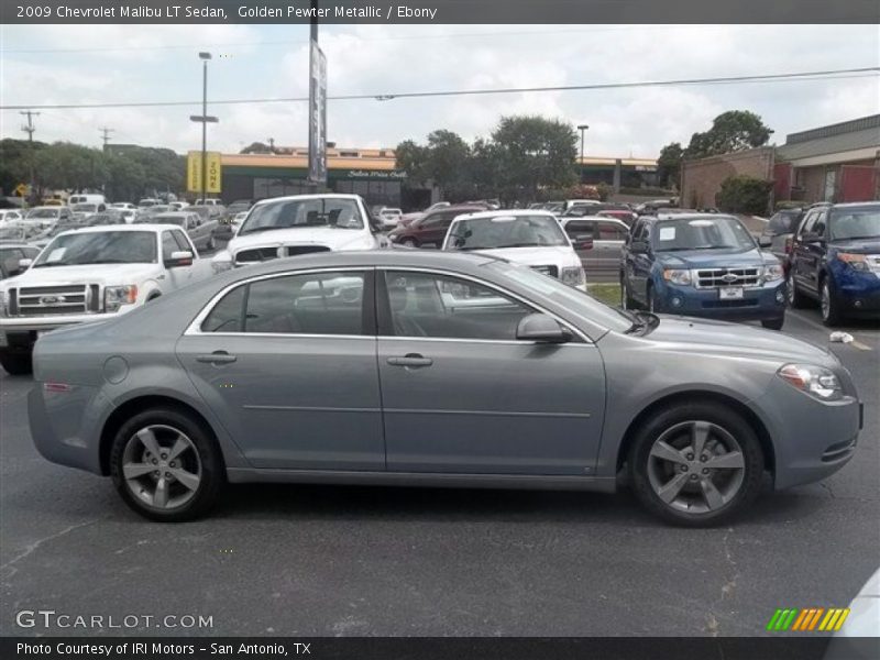 Golden Pewter Metallic / Ebony 2009 Chevrolet Malibu LT Sedan