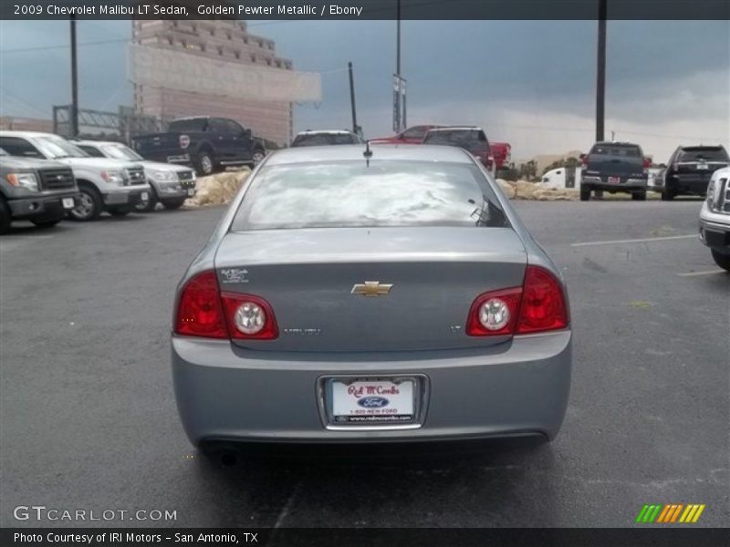Golden Pewter Metallic / Ebony 2009 Chevrolet Malibu LT Sedan