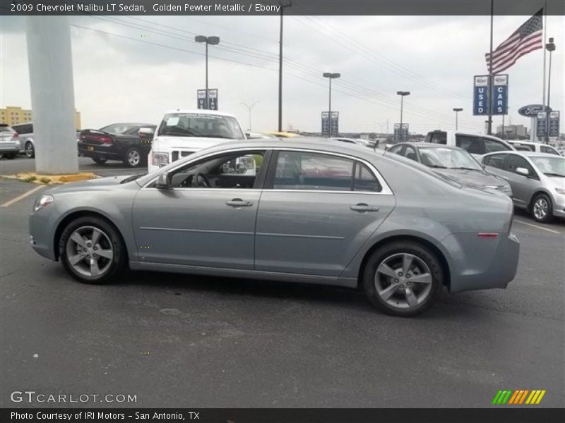 Golden Pewter Metallic / Ebony 2009 Chevrolet Malibu LT Sedan