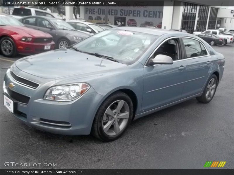 Golden Pewter Metallic / Ebony 2009 Chevrolet Malibu LT Sedan