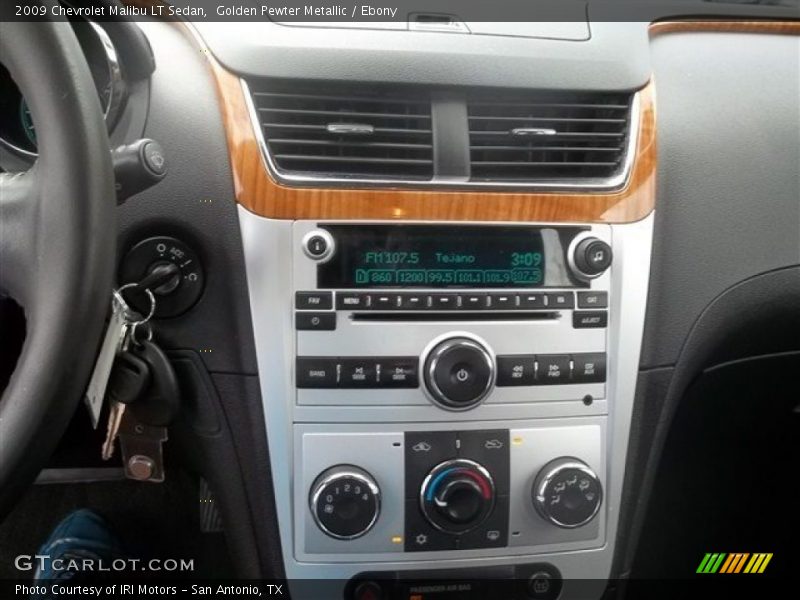 Golden Pewter Metallic / Ebony 2009 Chevrolet Malibu LT Sedan