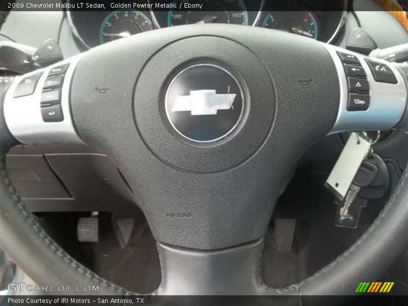 Golden Pewter Metallic / Ebony 2009 Chevrolet Malibu LT Sedan