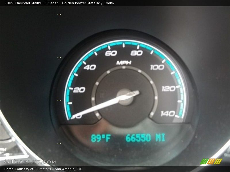 Golden Pewter Metallic / Ebony 2009 Chevrolet Malibu LT Sedan