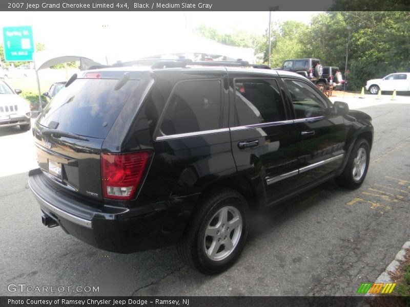 Black / Medium Slate Gray 2007 Jeep Grand Cherokee Limited 4x4