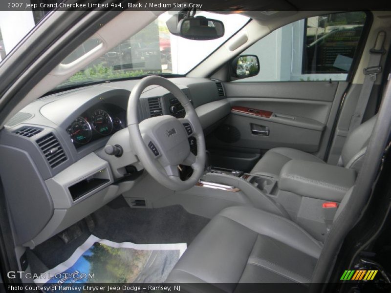 Black / Medium Slate Gray 2007 Jeep Grand Cherokee Limited 4x4